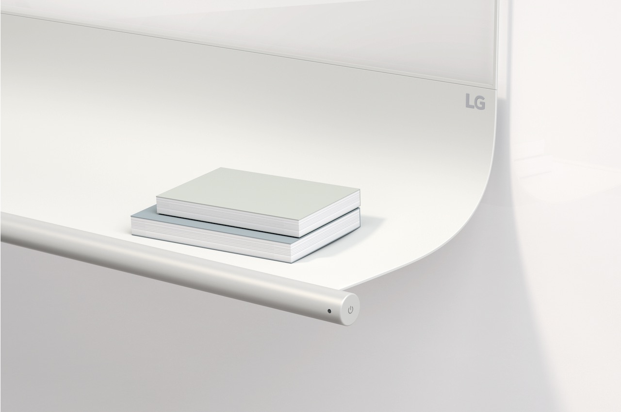 哑光饰面LG显示器看起来像一个卷轴---酷图编号3