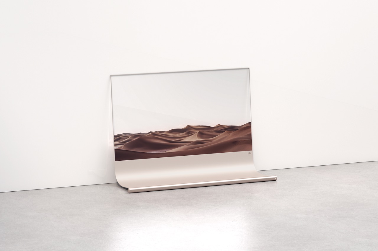 哑光饰面LG显示器看起来像一个卷轴---酷图编号7