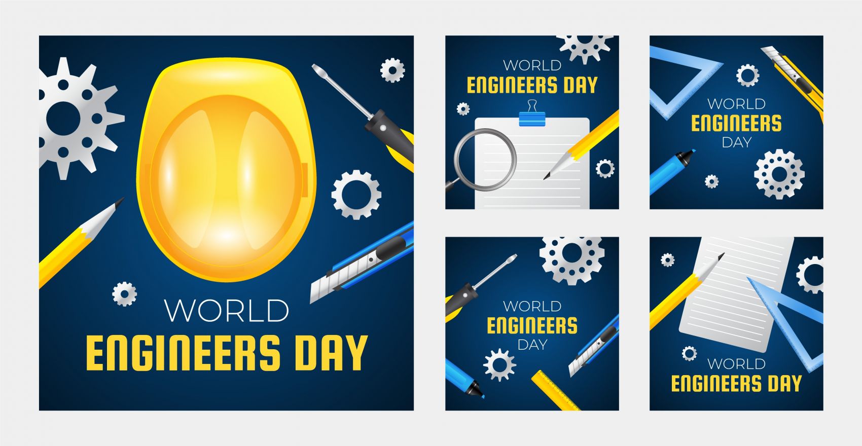 蓝色老公工人工具素材下载封面大图