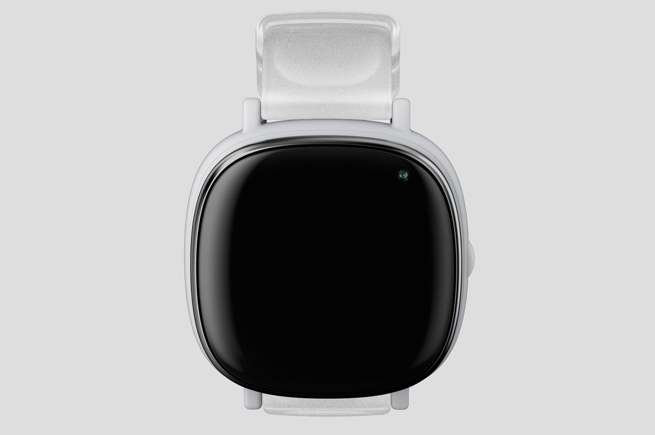 拥有全屏视频通话与半透明表带设计的简约智能手表---酷图编号3