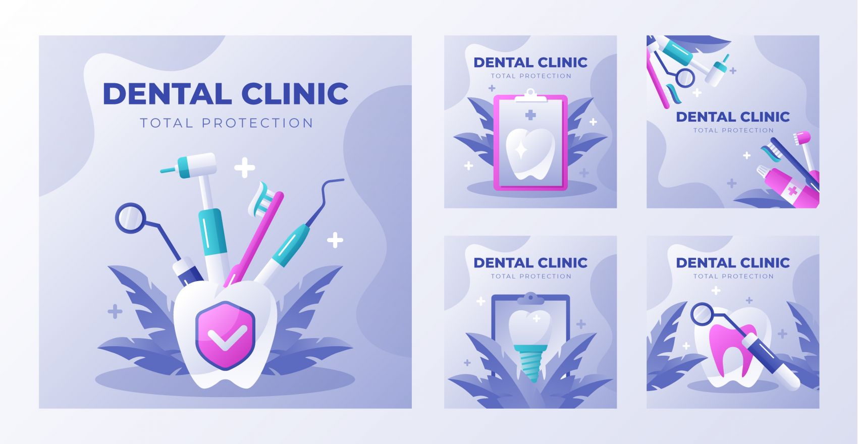 紫色口腔拔牙牙齿素材下载图片