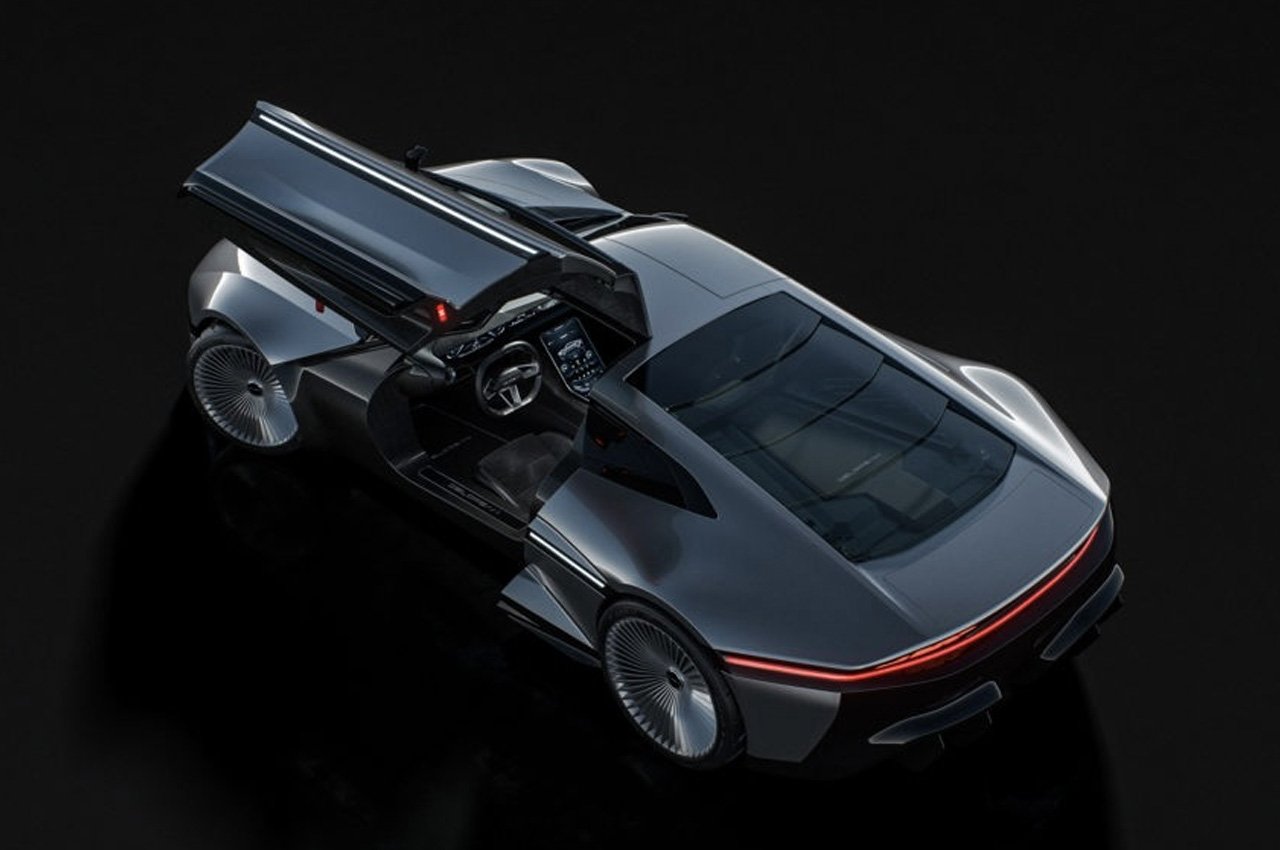 重现经典DMC-12记忆的JZD鸥翼轿跑车---酷图编号7