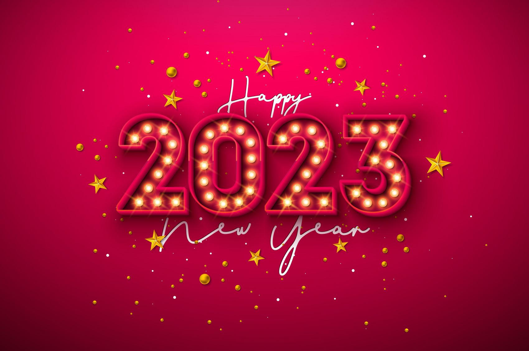 2023霓虹灯新年字体素材下载图片