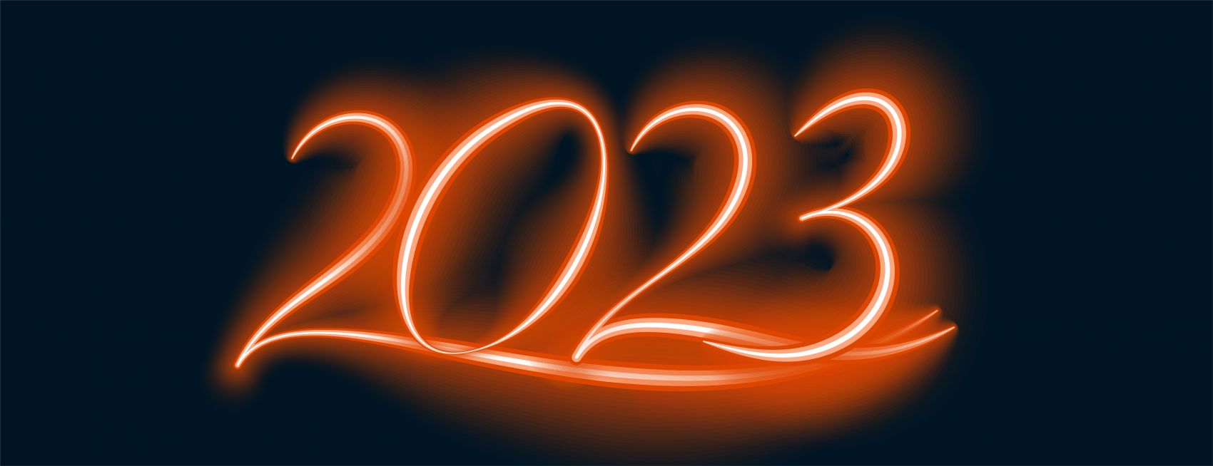 时尚2023烟花跨年字体图片