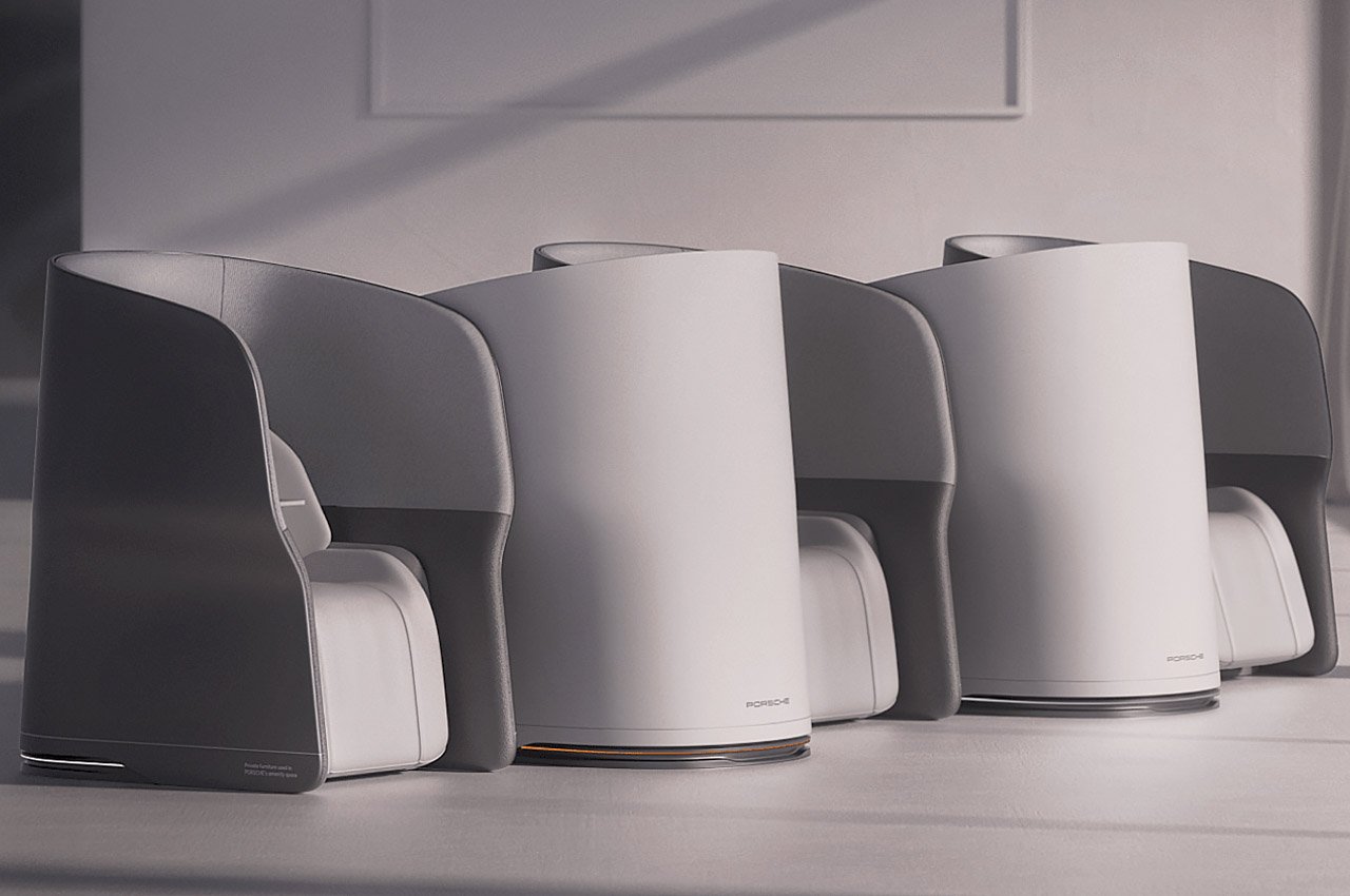 工作狂的极客小睡空间-保时捷设计的躺椅---酷图编号1