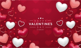 情人节快乐爱心素材下载