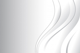 时尚细滑的白色曲线