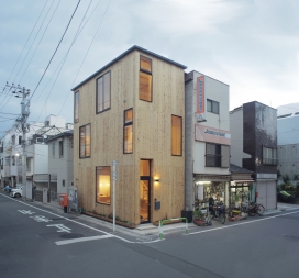 东京63平米无边界木质住宅建筑