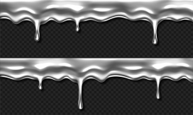 黑白油漆水滴状素材下载