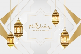 印度风金箔色排灯吊灯素材下载