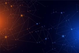 几何星座菱形的科技背景图素材下载