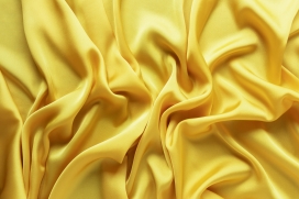 金黄色褶皱布匹