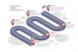 蛇形卡通赛道素材下载