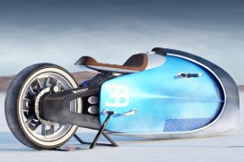 布加迪水生美学外形超级摩托车