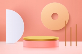 时尚立体三维几何图形素材下载