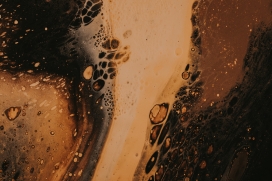 棕褐色液体花纹