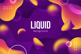 时尚渐变流体素材下载