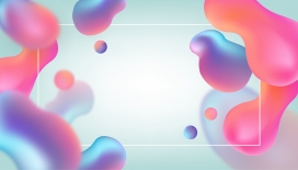 抽象渐变水滴液体素材下载