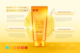 金色洗面奶图解素材下载