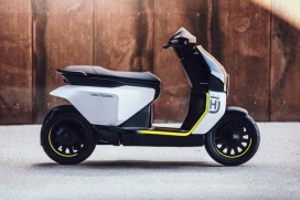 Husqvarna凭借坚固的Vektorr概念设计的电动踏板车