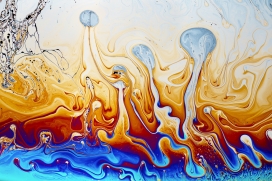 抽象唯美花纹图