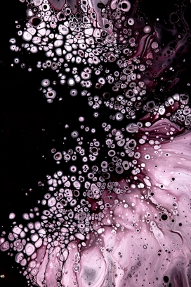 紫色液体花纹抽象纹理图