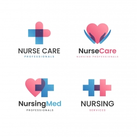 卡通医院标志LOGO素材下载