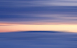 唯美的日落倒影