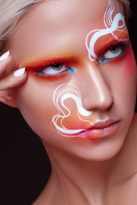Beauty-脸部彩绘人像
