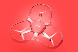 可以帮助消防员快速定位建筑物中火源的热成像无人机