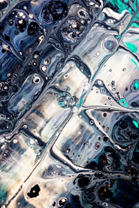 水波纹液体花纹抽象图