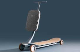 时尚现代的滑板车设计，重新定义未来城市通勤