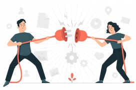 卡通拔插头素材下载