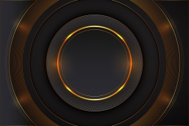 圆形金箔按钮素材下载