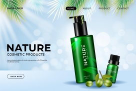 时尚男性护肤品泡沫产品素材下载