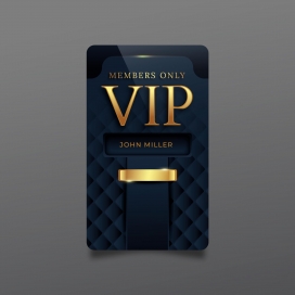 尊贵的会员VIP卡素材下载