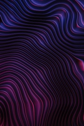 蓝紫色的抽象曲线图