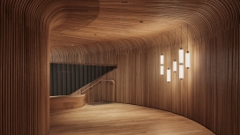 墨尔本蒸汽弯曲木材隧道陈列室