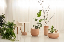 可以兼作盆栽植物具有日本氛围的家具系列