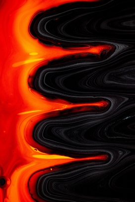 抽象暗红液体图