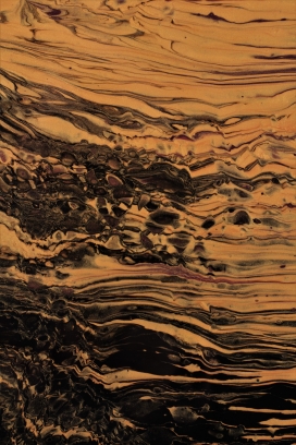 棕褐色液体花纹抽象图