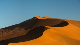 金色沙漠小山丘图片