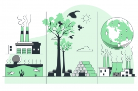 绿色碳排放地球环保素材下载