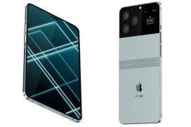 苹果首款可折叠配备专业级摄像头阵列的 iPhone Air Flip 设计