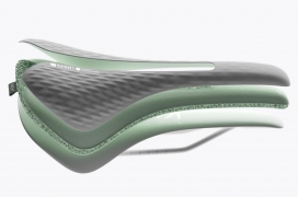 采用格子泡沫设计的自行车坐垫