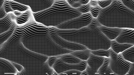 抽象白色点波线程纹理网络空间背景技术