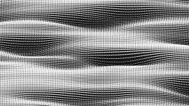 黑白点状波浪线曲线素材下载