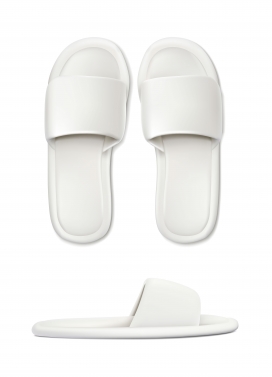 白色毛拖鞋矢量素材下载