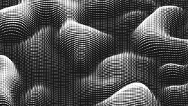 黑白起伏的小粒子素材下载