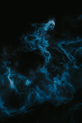 蓝色烟雾图